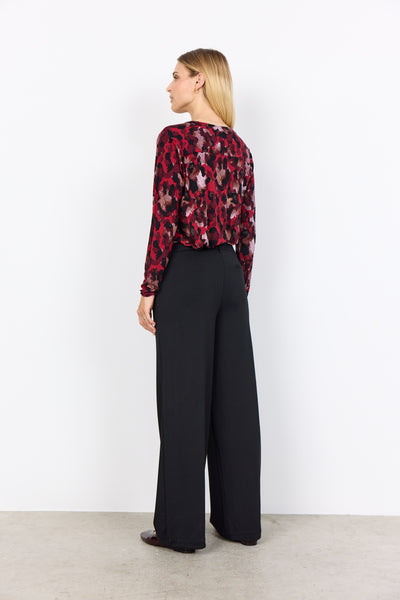 SC-MARICA AOP 341 BLOUSE RED