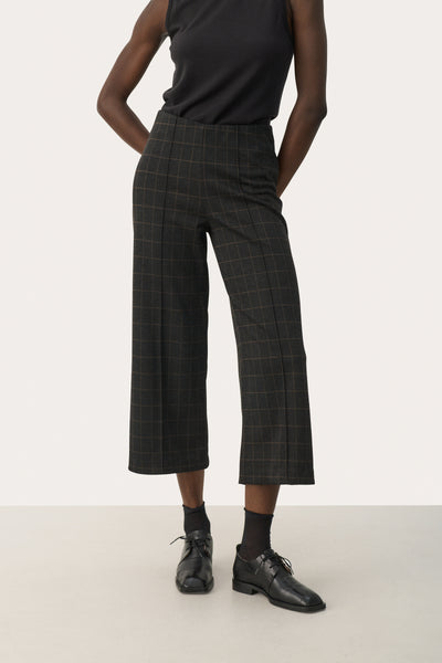 ILISANPW TROUSERS Grey Check