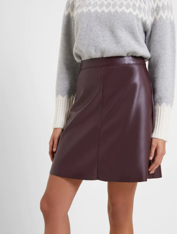 Ania Faux Leather Mini Skirt