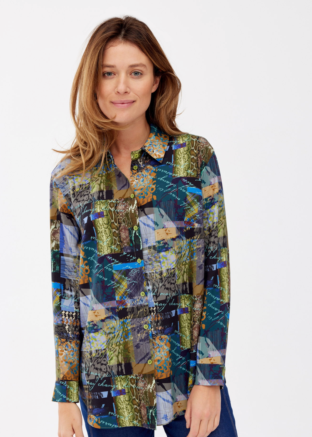 FERIA business shirt with a colourful print