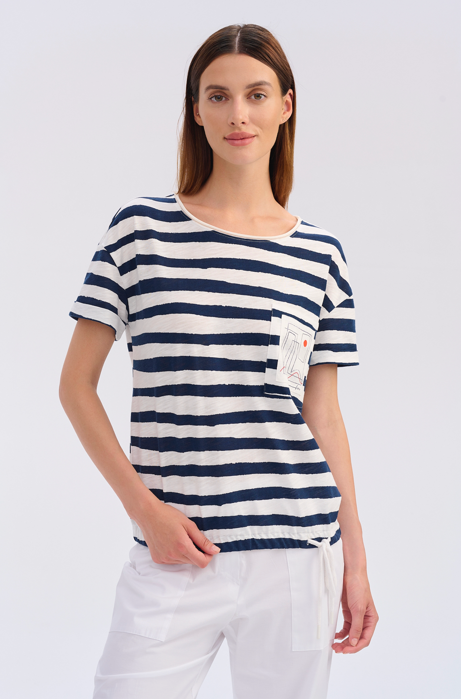 FERIA casual and sports t-shirt in a nautical style