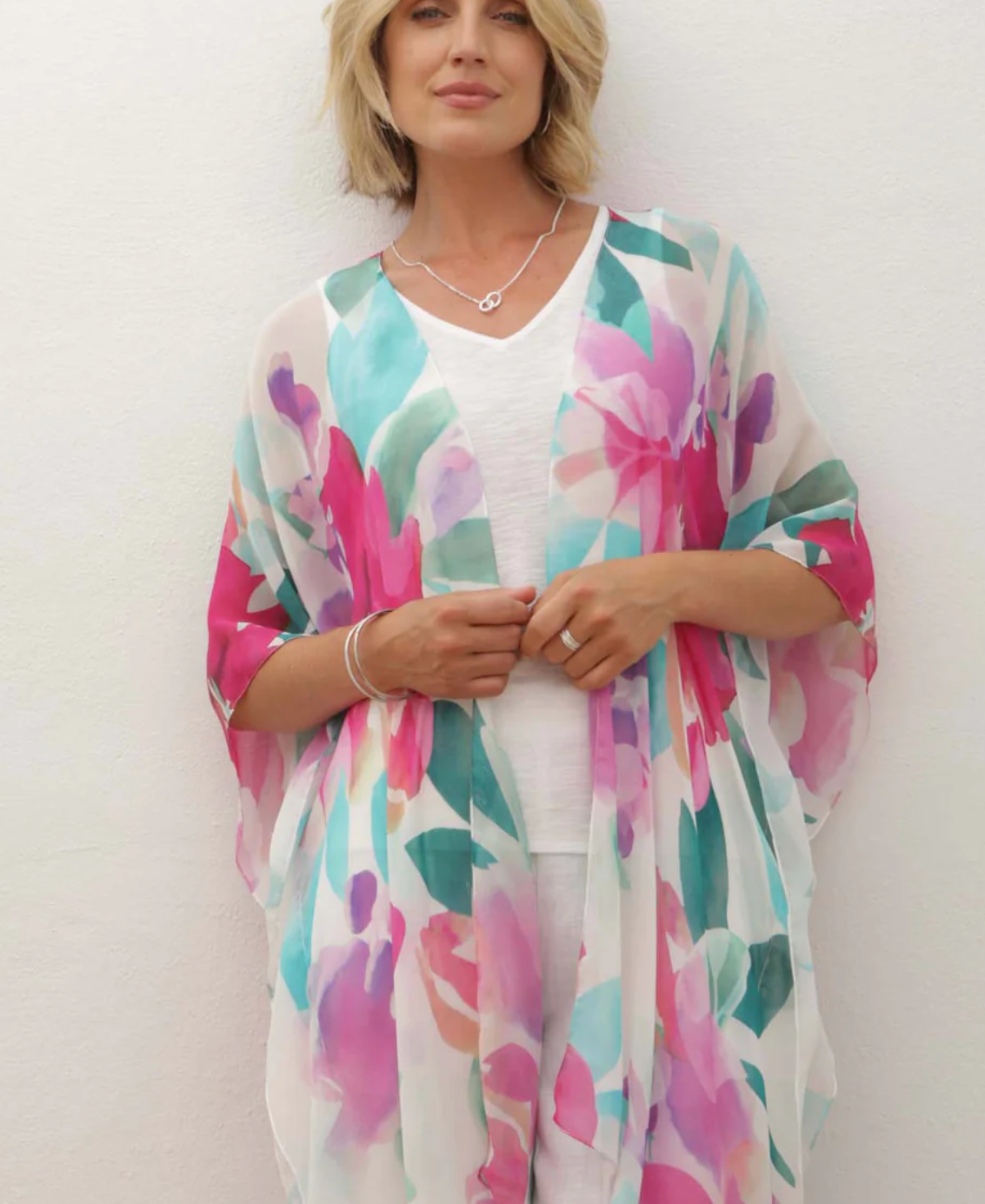 POMODORO CLOTHING ORCHID KIMONO