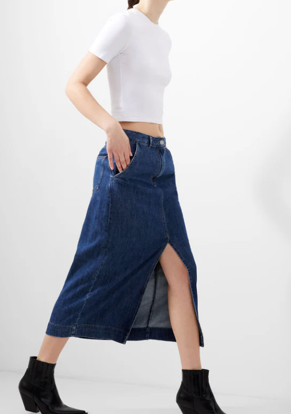 Denver Denim Midaxi Skirt