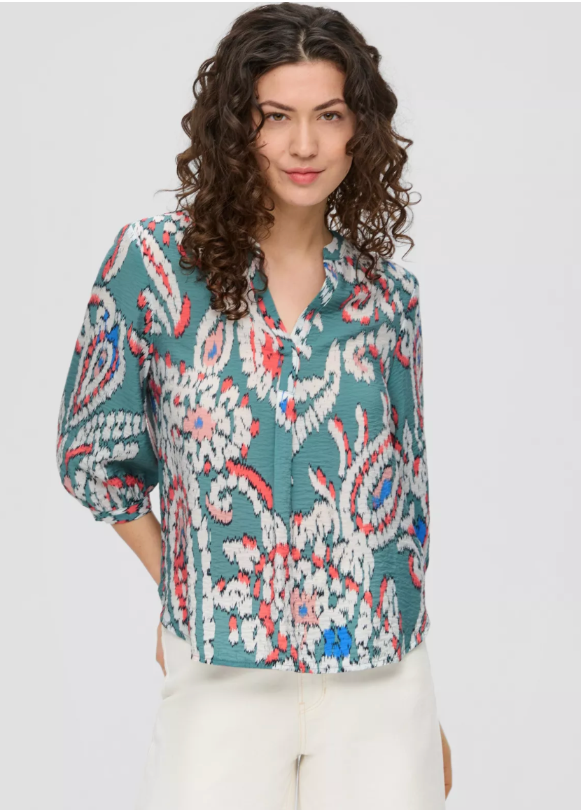 Tunic blouse in a viscose blend