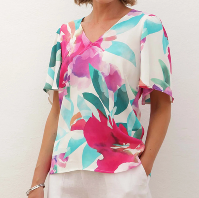 POMODORO CLOTHING ORCHID TOP 12403