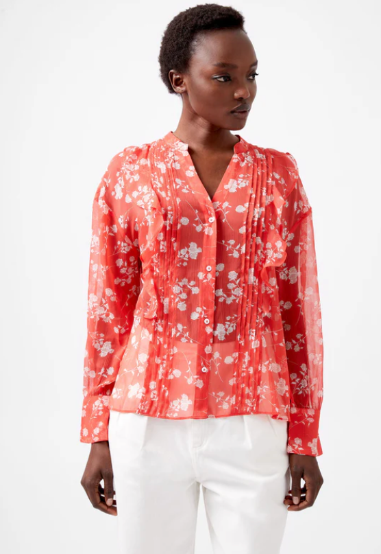 Alessandra Recycled Crinkle Blouse