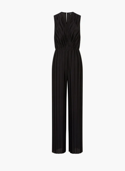 Ronnie Pleated V-Neck Jumpsuit