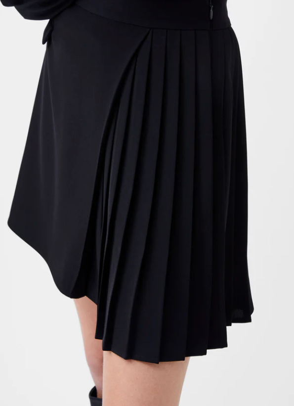 Harrie Suiting Pleated Mini Skirt