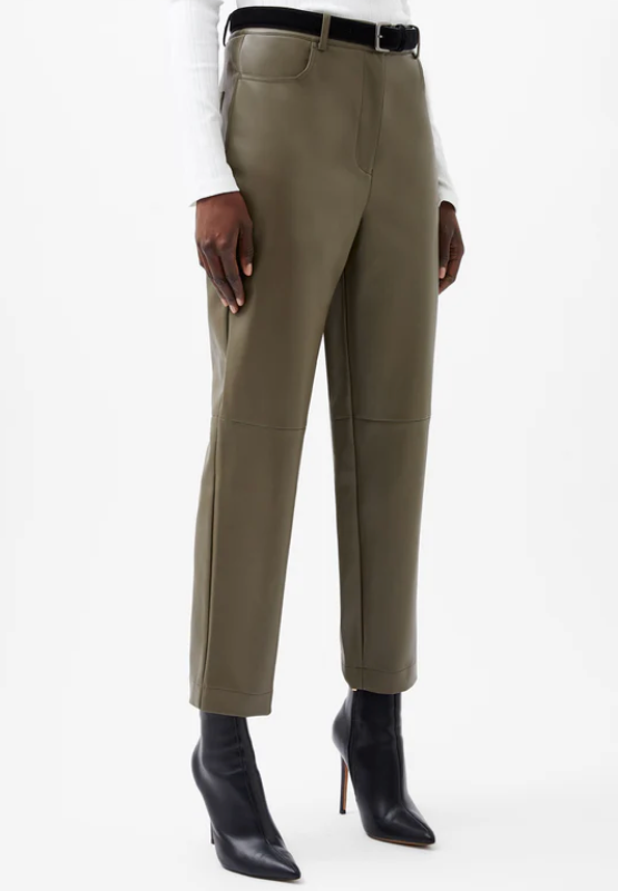 Crolenda PU Tapered Trousers