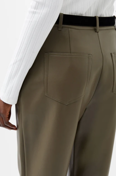 Crolenda PU Tapered Trousers