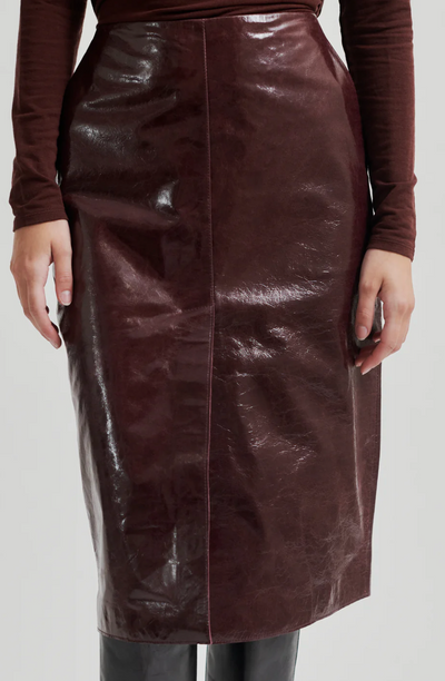 Queens Leather Skirt