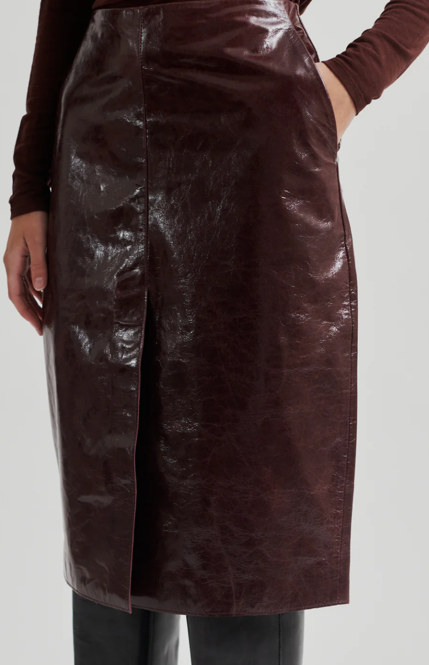 Queens Leather Skirt