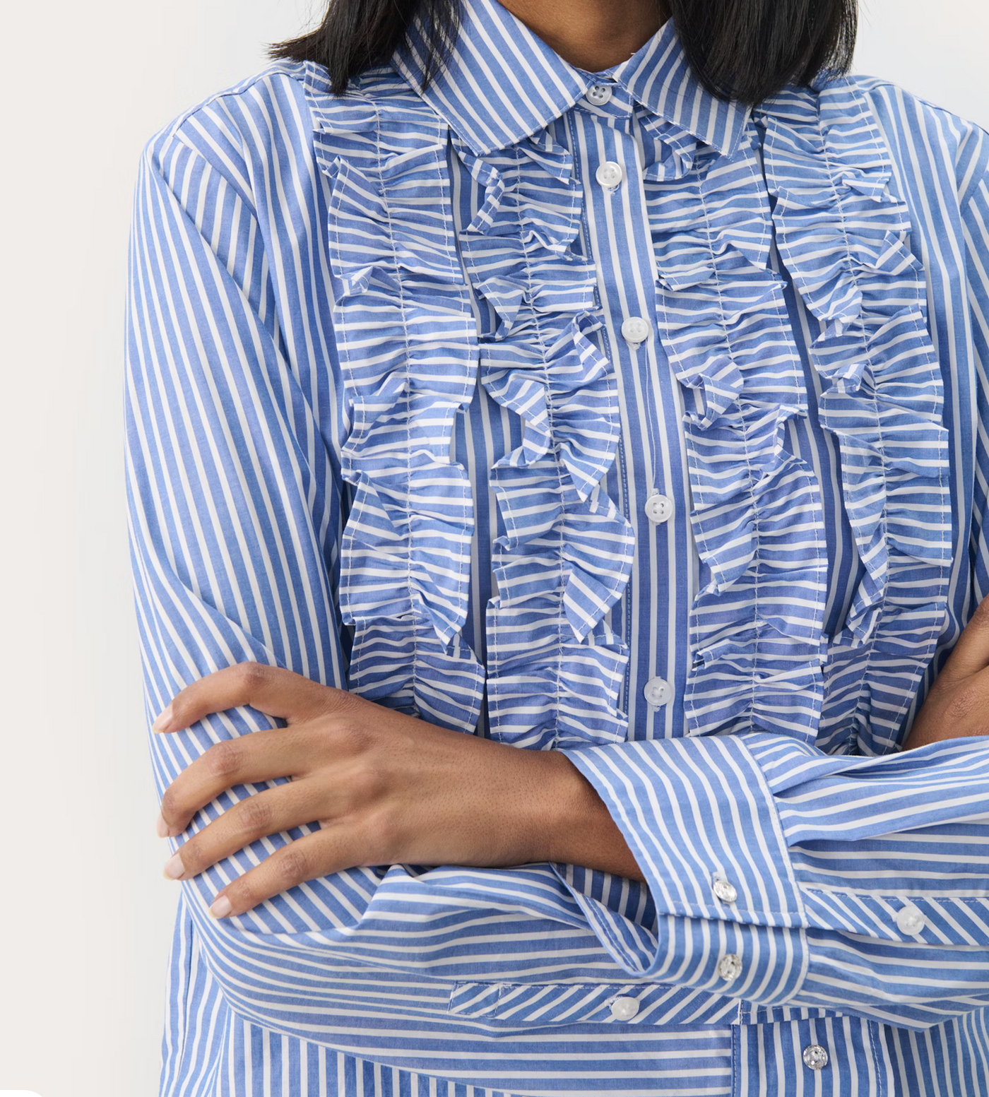 PranveraPW Shirt Amparo Blue Stripe