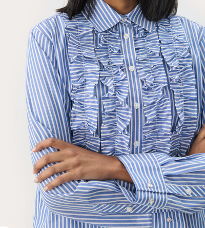 PranveraPW Shirt Amparo Blue Stripe