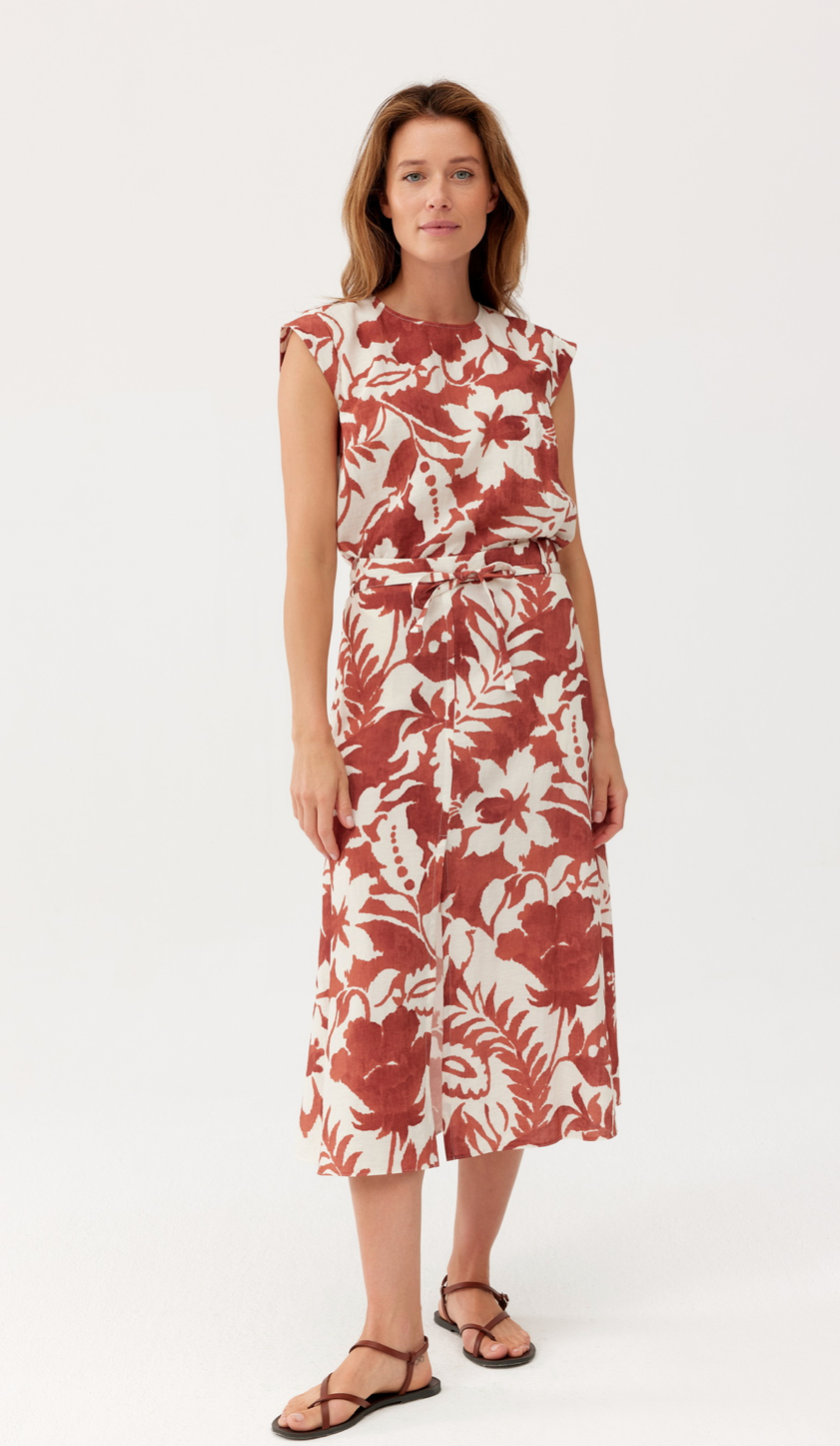 Casual blouse FERIA with floral motif