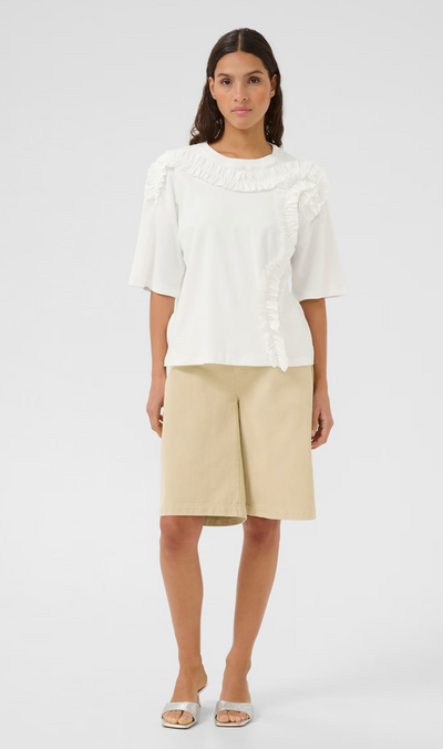 KBVivian T-shirt Bright White