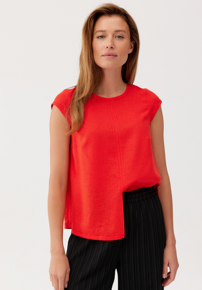 Coral blouse FERIA