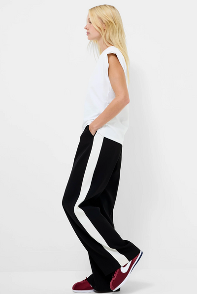 Vinnie Side Stripe Wide Leg Trousers