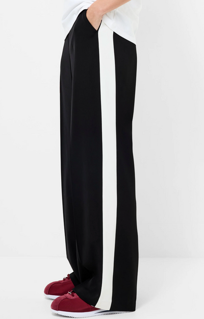 Vinnie Side Stripe Wide Leg Trousers
