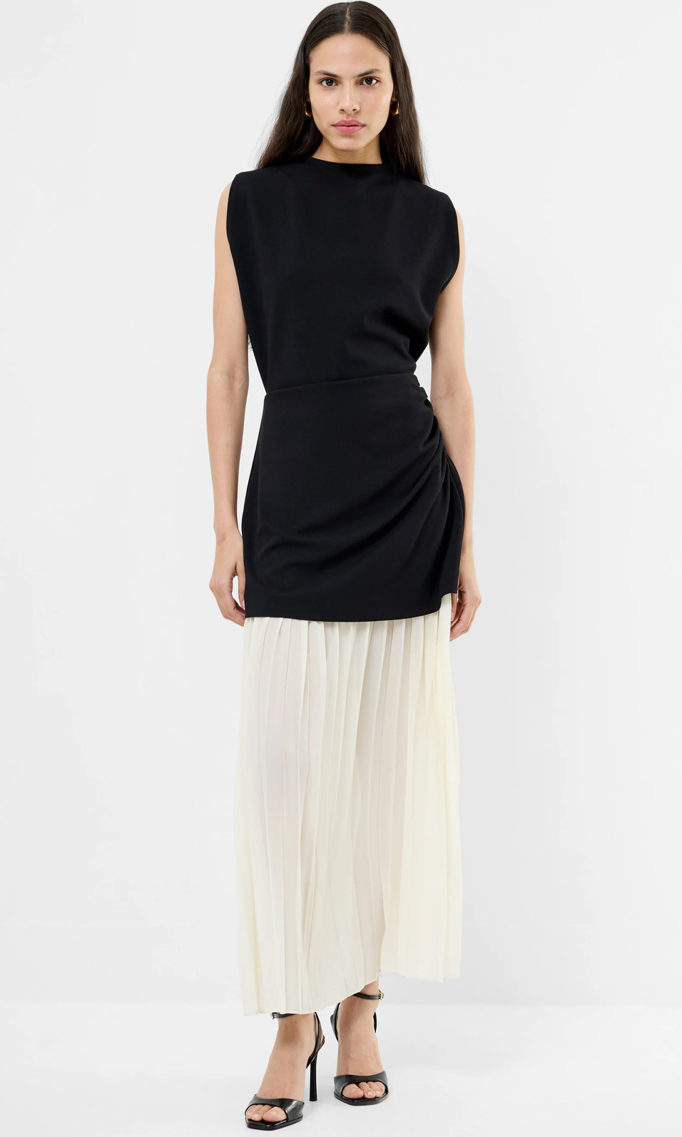 Zion Pleated Skirt Dress