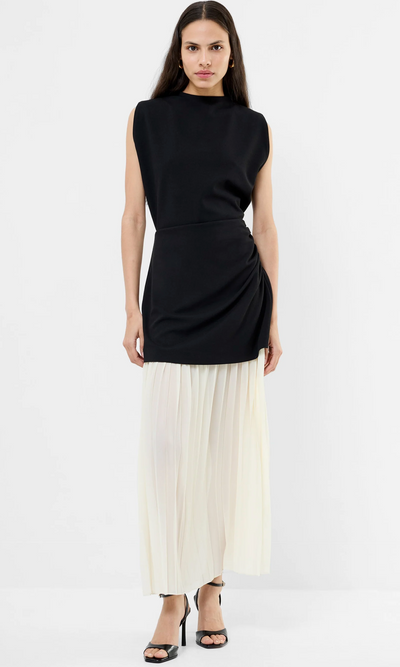 Zion Pleated Skirt Dress