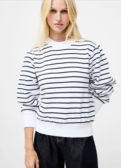 Sunday Sweat Striped Sweatshirt