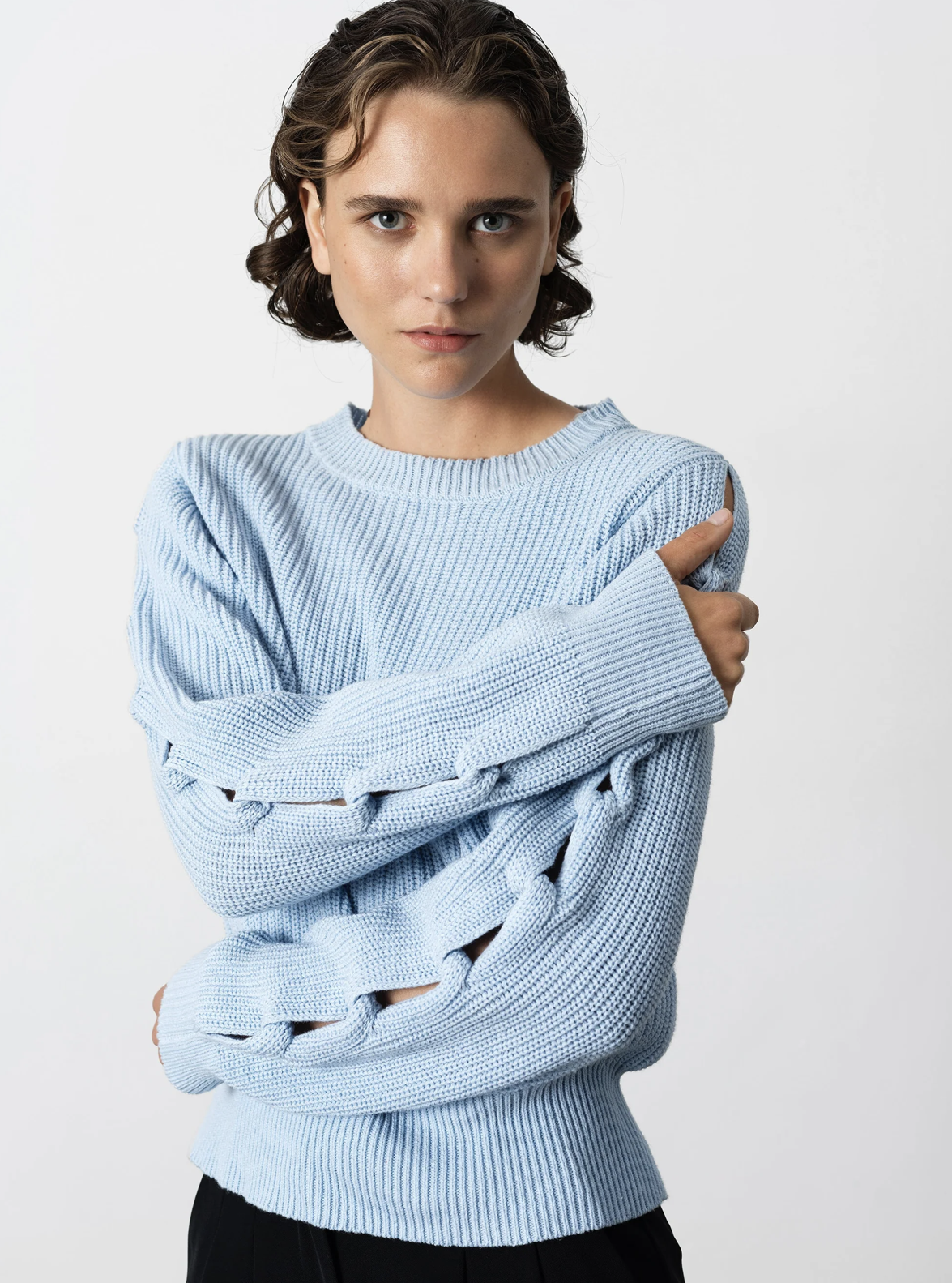 Glinda Braid Sleeve Jumper