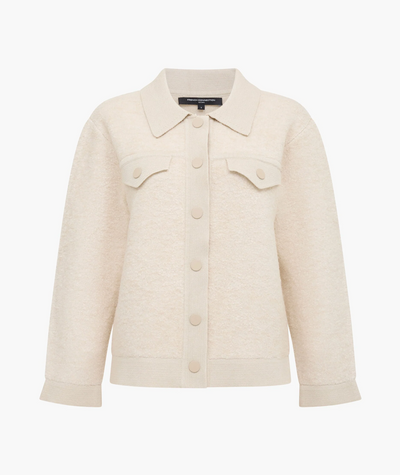 Ramira Long Sleeve Boucle Knit Jacket