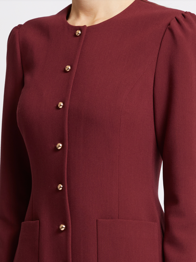 CELIE BUTTON THROUGH DRESS