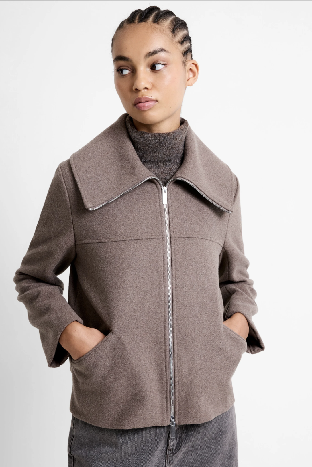 Devita Wool Collared Coat