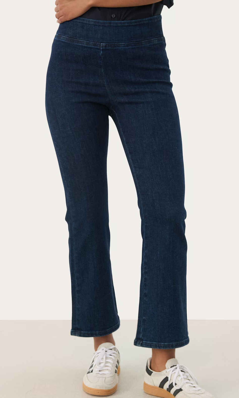 NikelaPW Trousers Dark Blue Denim