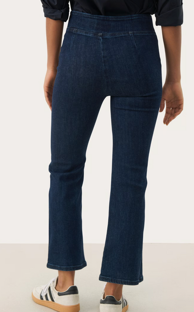 NikelaPW Trousers Dark Blue Denim