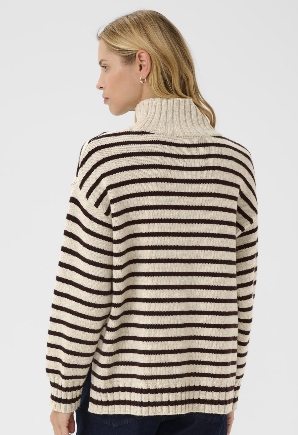 LilyePW Pullover French Oak Melange/Ganache