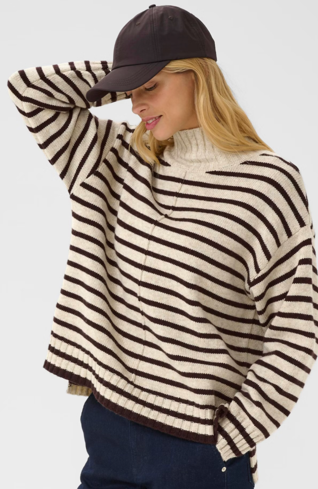 LilyePW Pullover French Oak Melange/Ganache