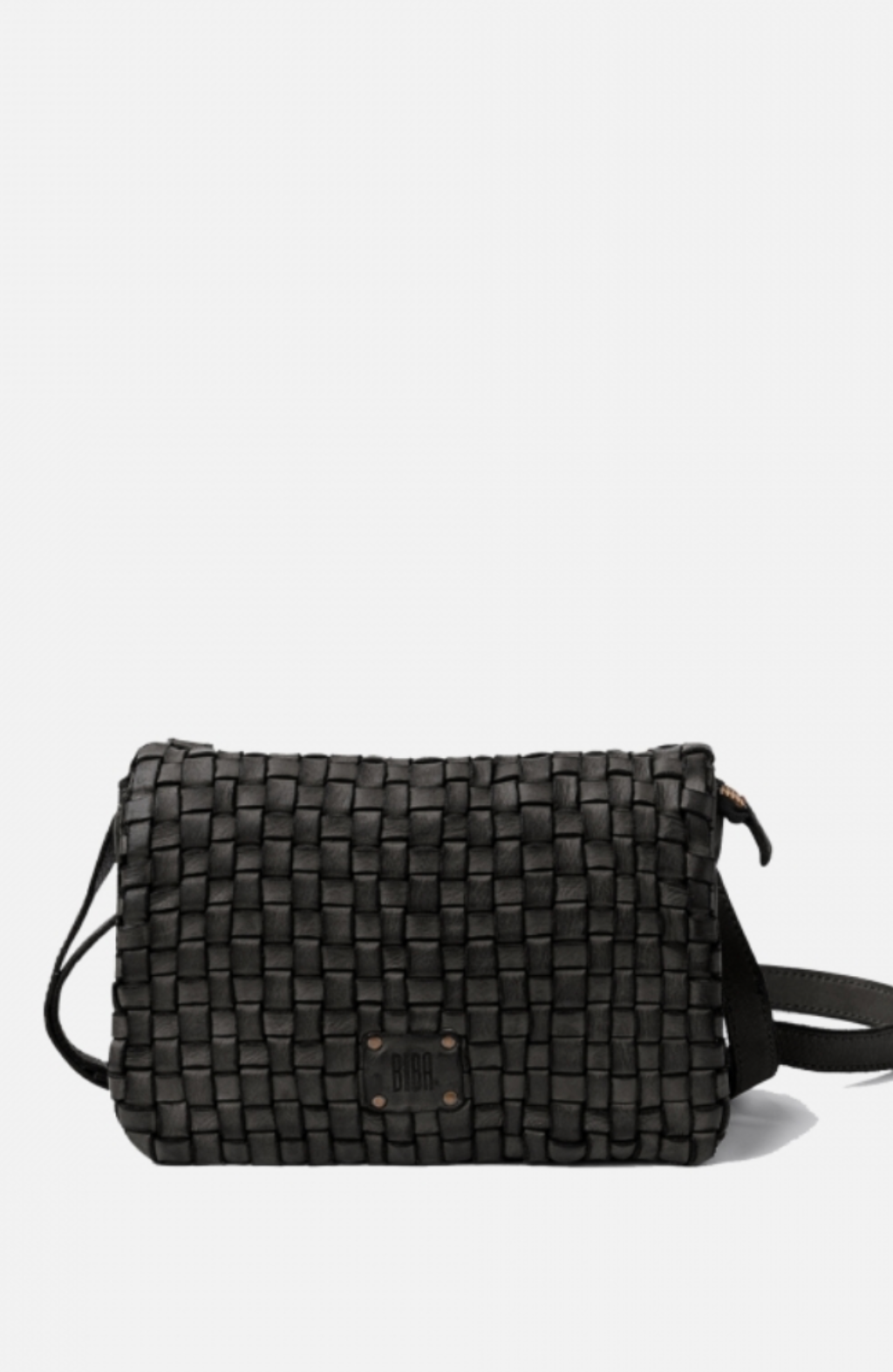 Leather cross bag BIBA Kansas Black