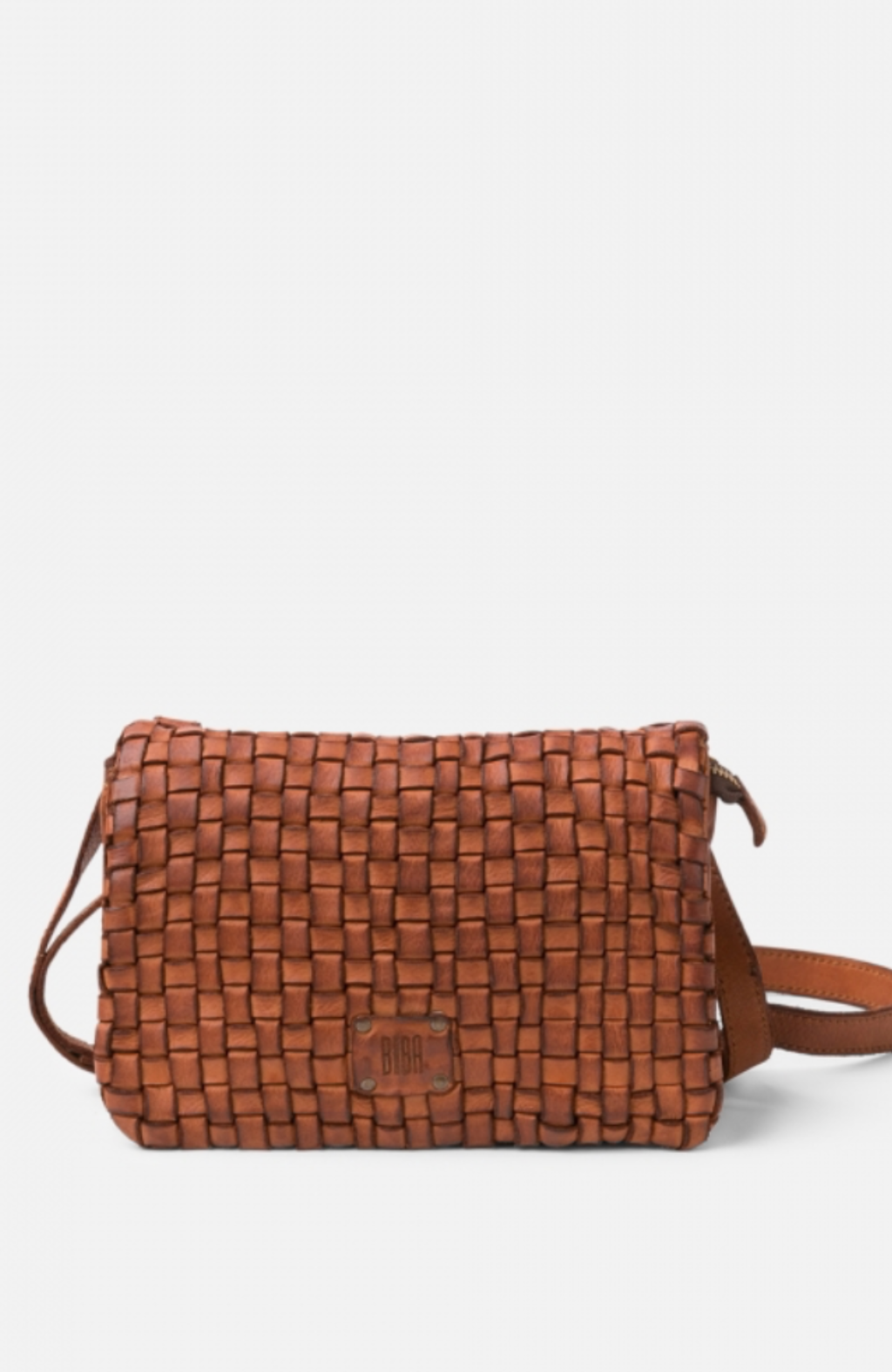 Leather cross bag BIBA Kansas Dark Brown