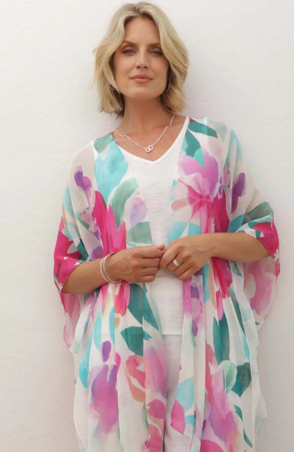 POMODORO CLOTHING ORCHID KIMONO