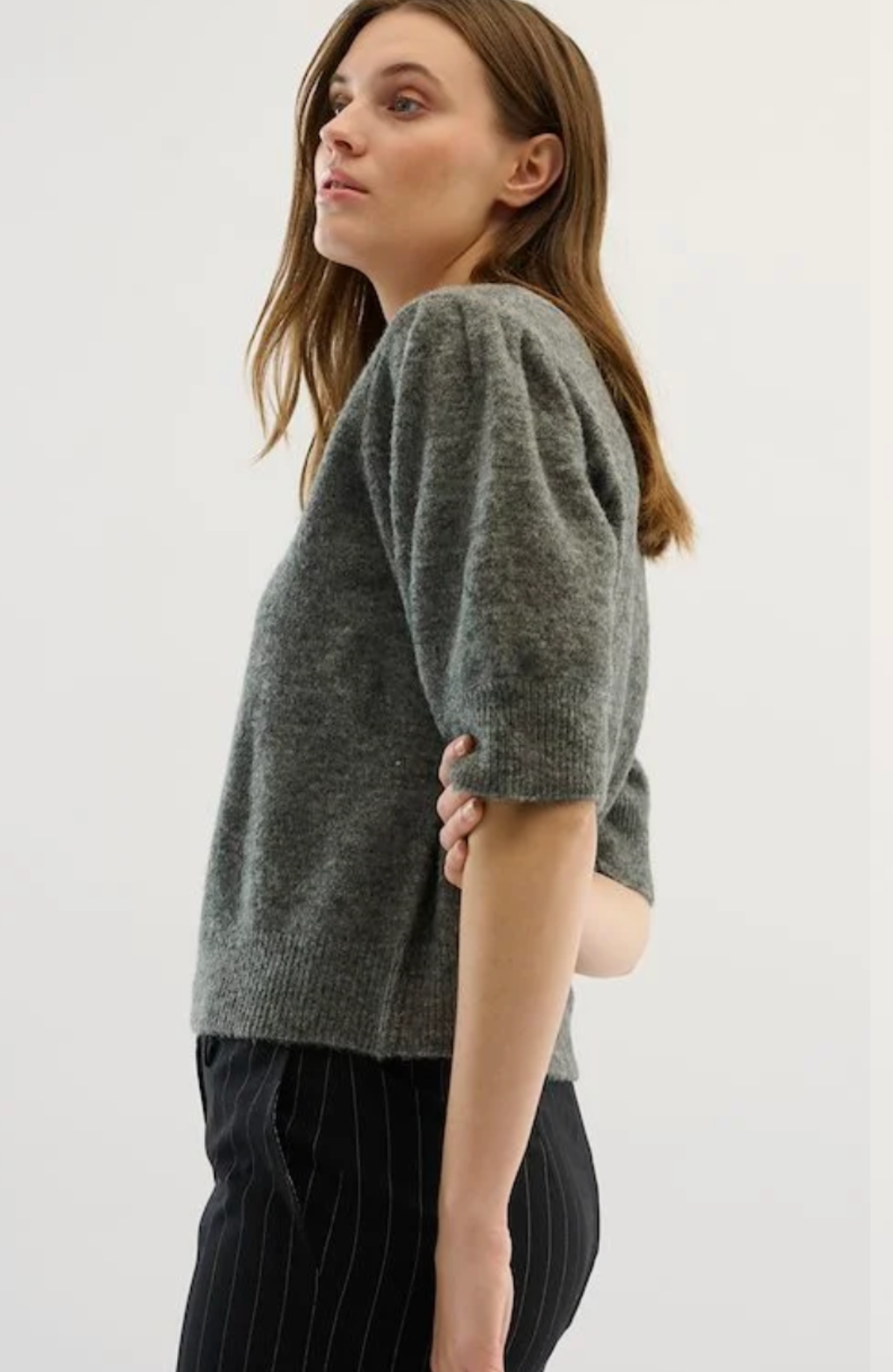 KBNOABELLE PULLOVER Opal Gray Melange