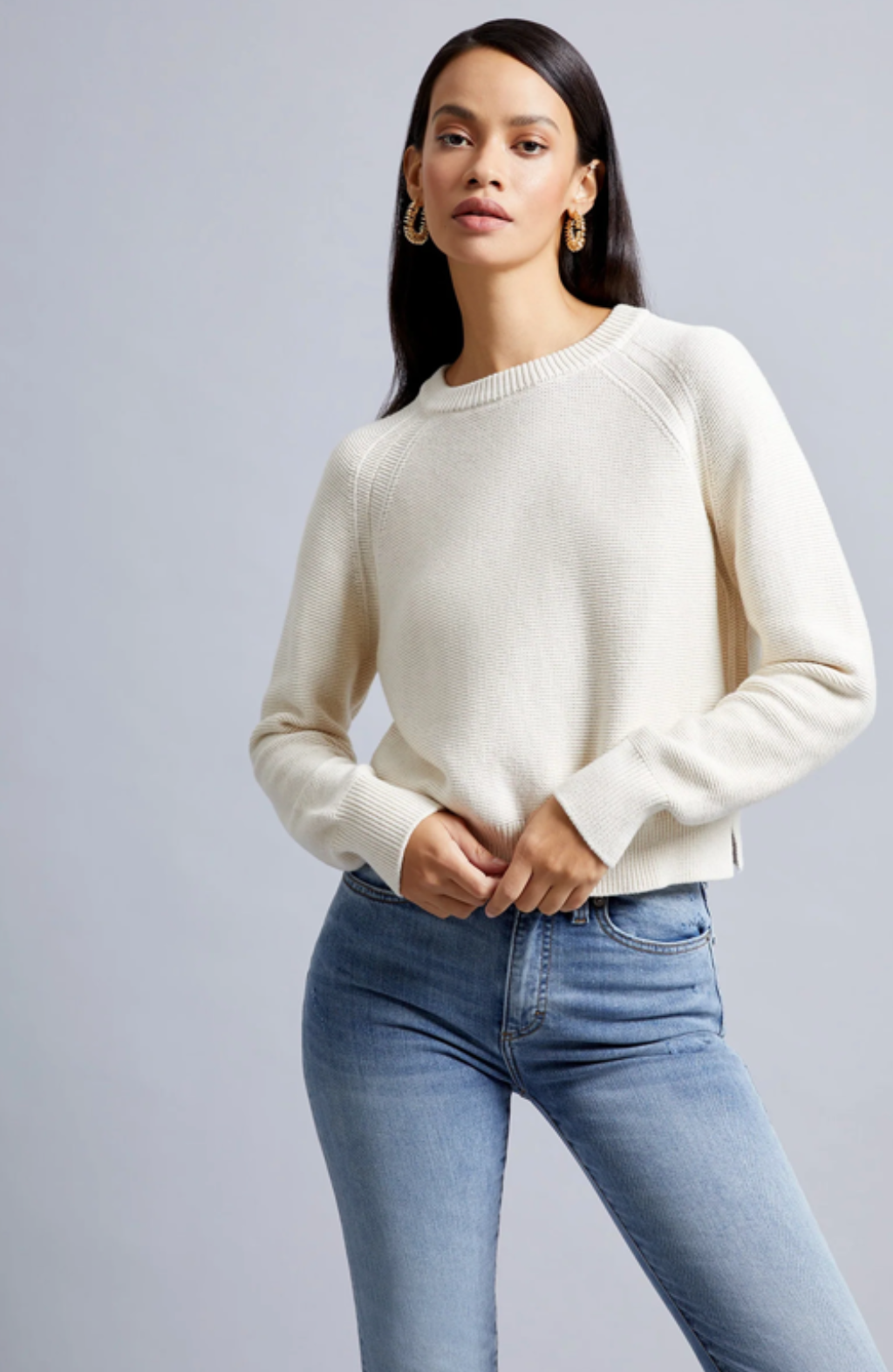 Lilly Mozart Crew Neck Jumper Oatmeal Mel