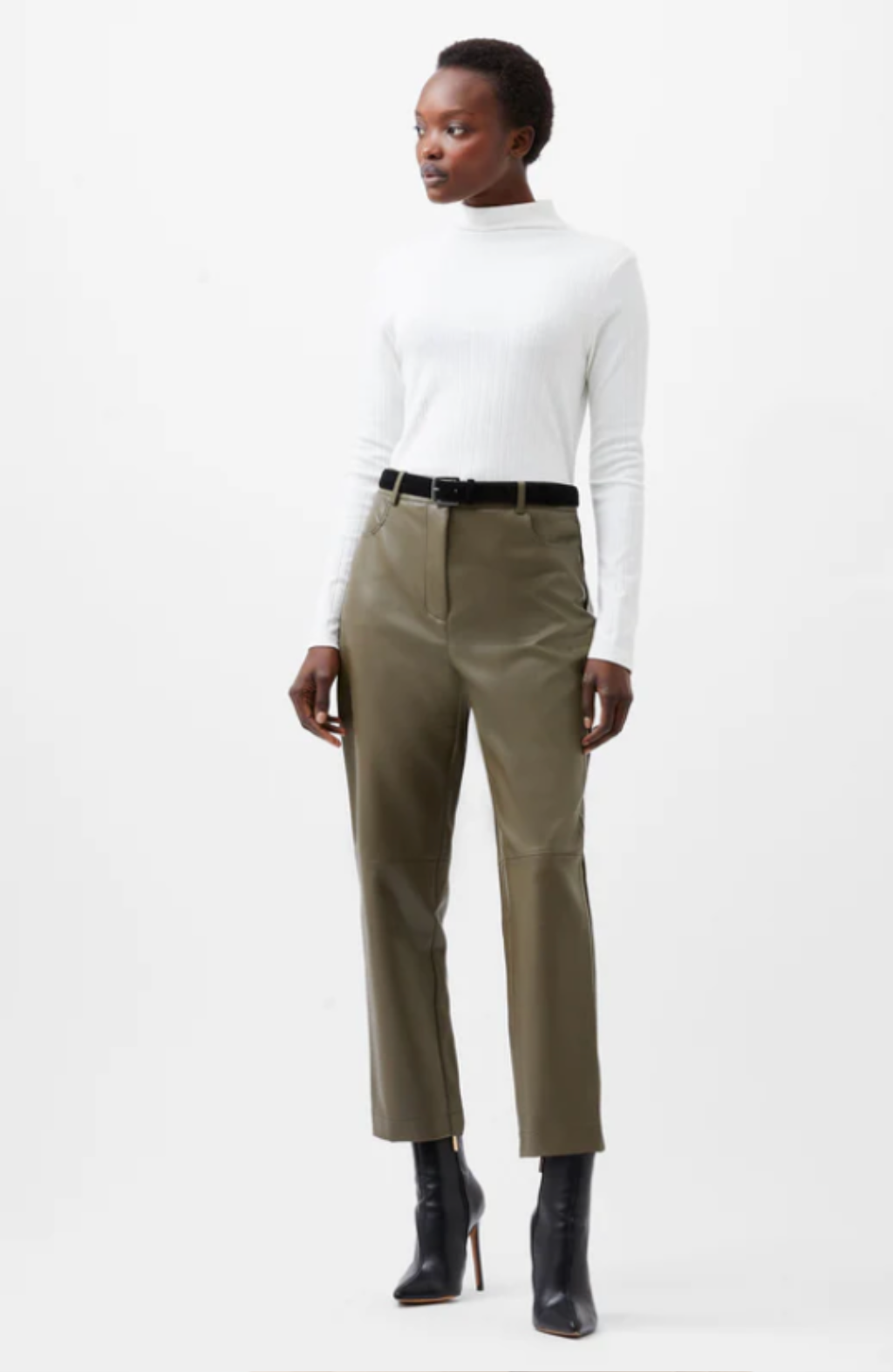 Crolenda PU Tapered Trousers