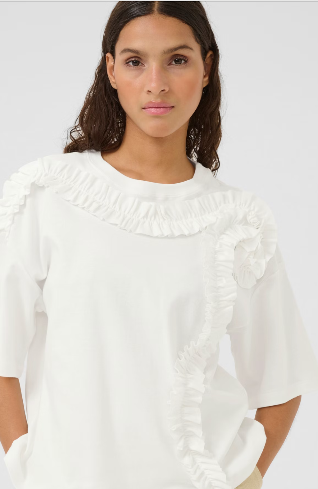 KBVivian T-shirt Bright White