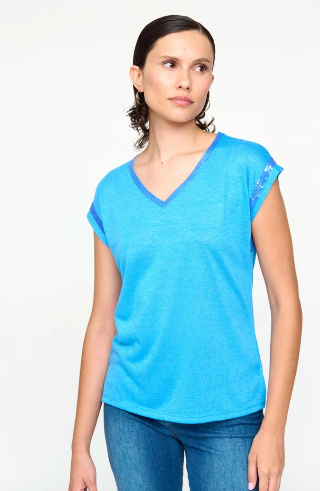 Azafata Blue Figuereta T-shirt