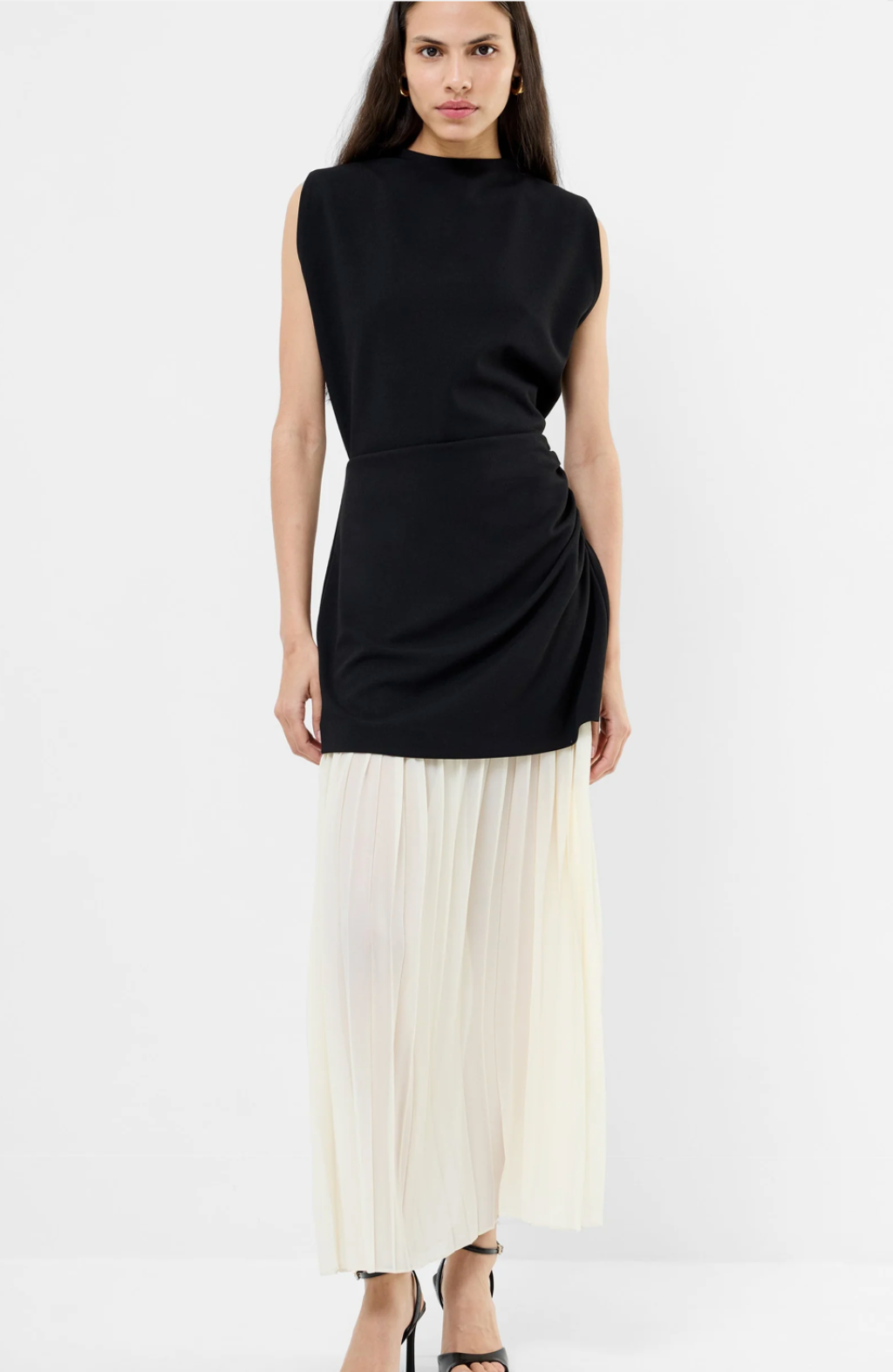 Zion Pleated Skirt Dress