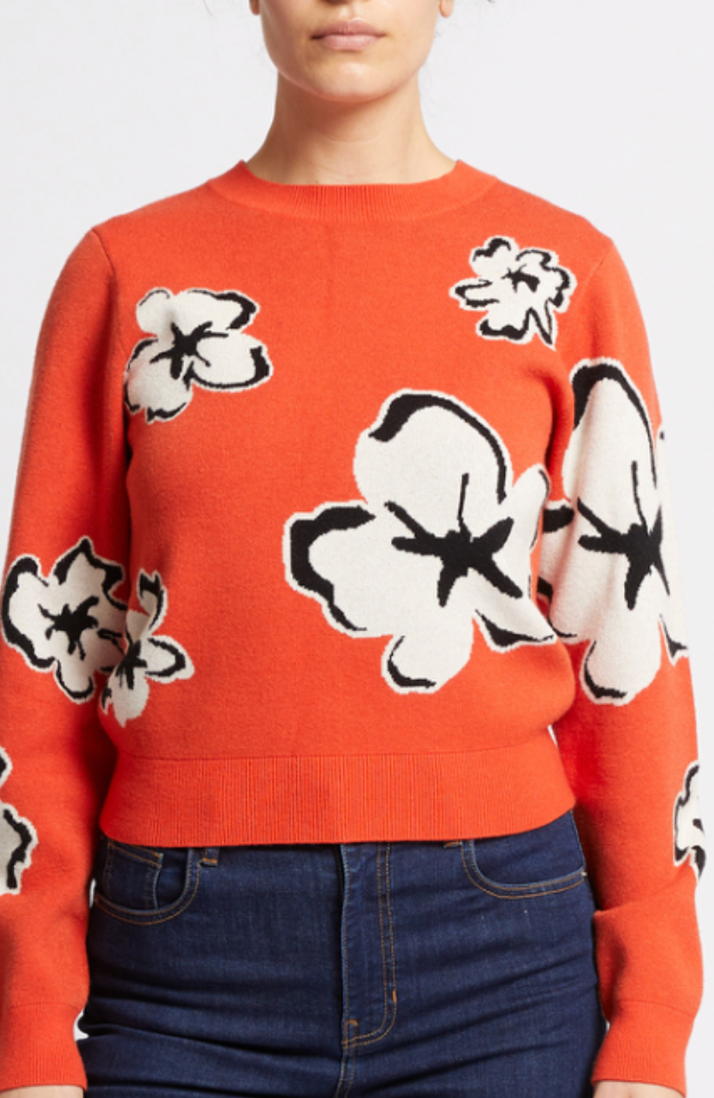 PAISLEE FLORAL JACQUARD JUMPER
